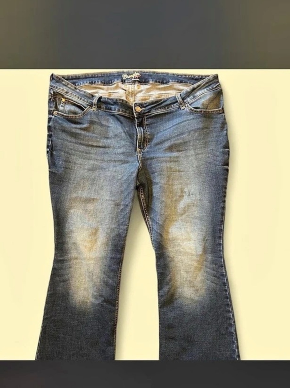Wrangler Boot Cut Blue Jeans